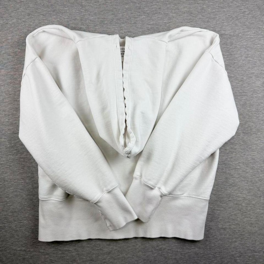 Vintage Y2K Offline NYC Zip Hoodie White Oversized Aerie - Picture 4 of 7